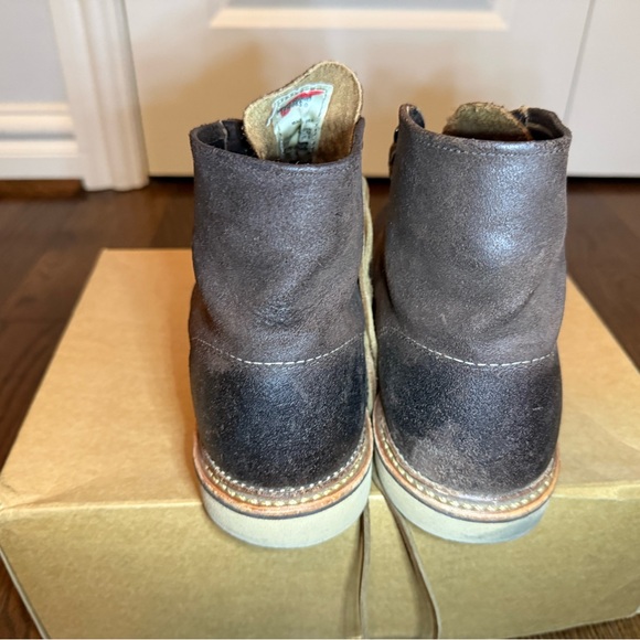 Red Wing Shoes Dark Brown Suede Men's Boots Size 10.5 - Picture 4 of 13